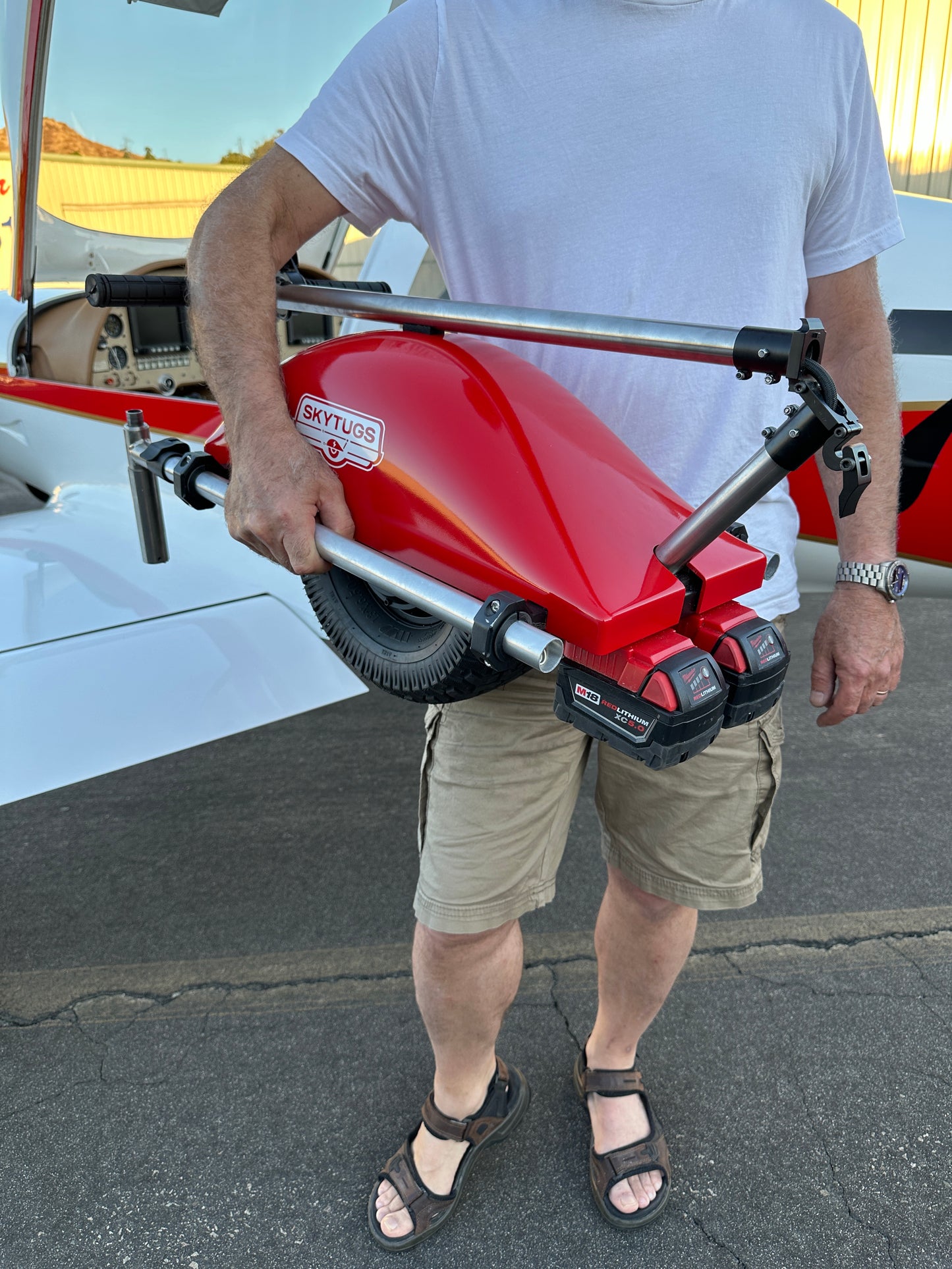 SkyTug Pro - Portable Electric Airplane Tug (REFUNDABLE DEPOSIT)