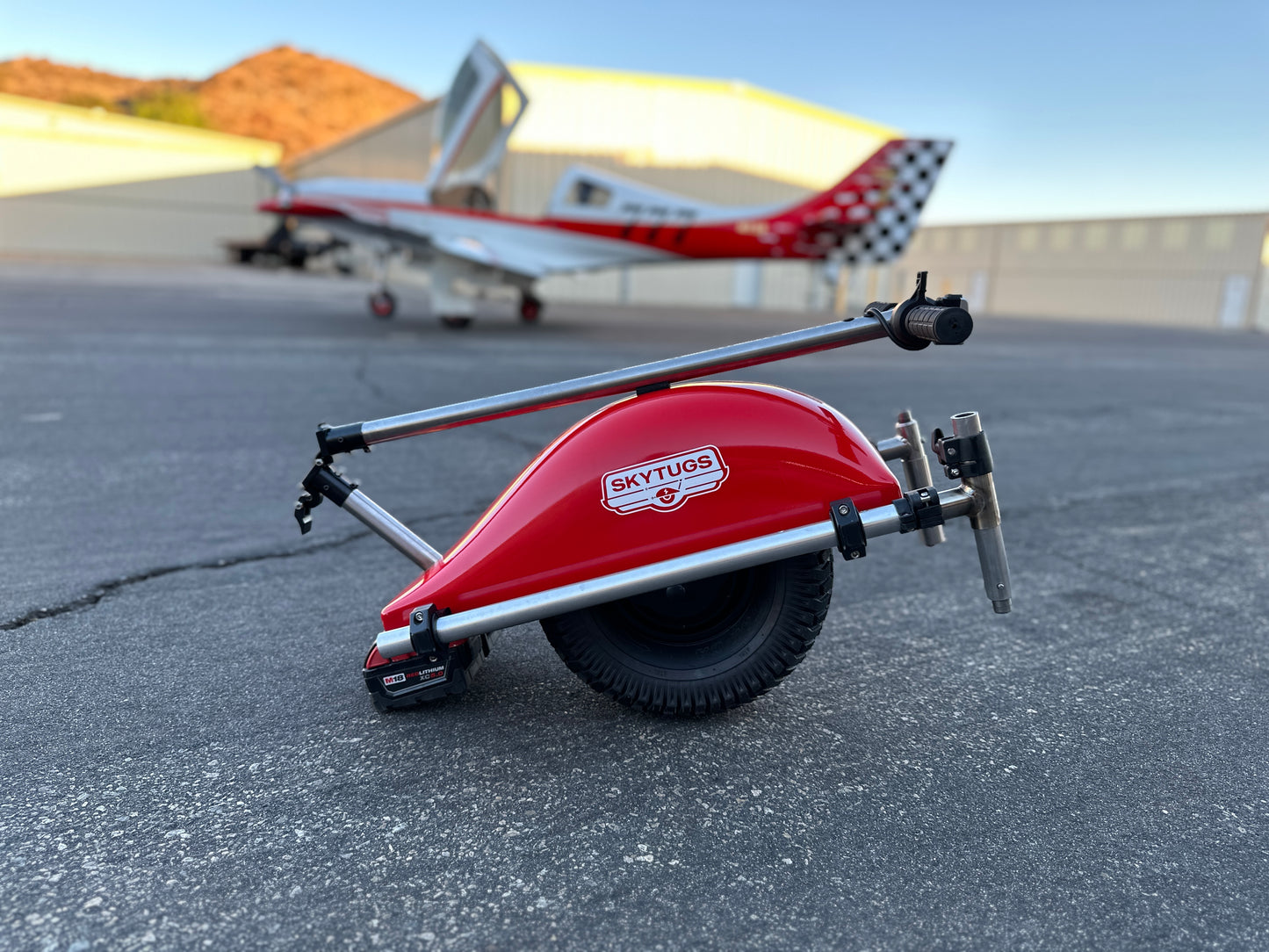 SkyTug Pro - Portable Electric Airplane Tug (REFUNDABLE DEPOSIT)