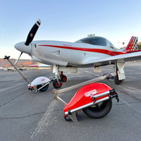 Electric airplane tug that uses cordless drill batteries